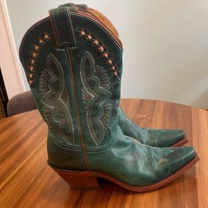 Turquoise Justin Boots